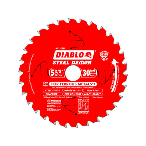 Diablo Steel Demon Carbide-Tipped Blade 5-3/8" 30 Teeth