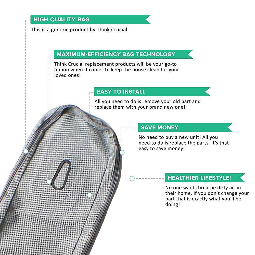 Outer Vacuum Bag Replacement for Oreck XL, Washable and Reusable - Super Arbor