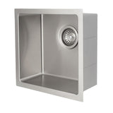 ZLINE 15 in. Borea Undermount Single Bowl Bar Sink in Stainless Steel