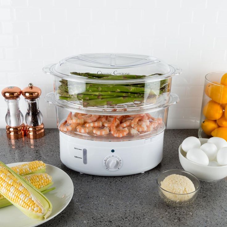 6.3 Qt. White Rice Cooker with Built-In Timer and Locking Lid