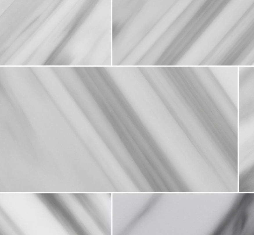 Cristallo White Polished Marble Tile