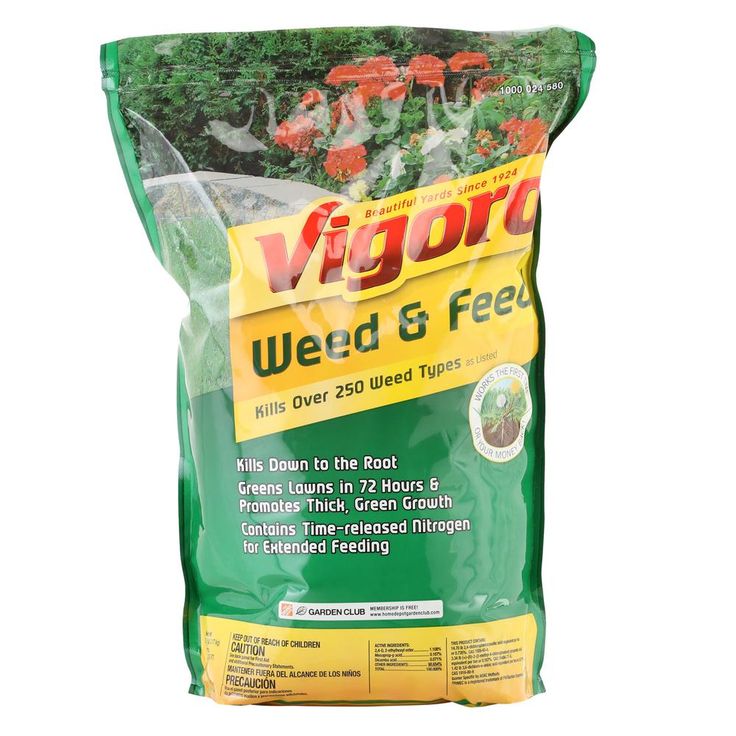 Vigoro 7 lbs. Weed and Feed Lawn Fertilizer, 28-0-3, Covers 2,500 sq. ft.
