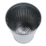 Behrens 20-Gallon Silver/Galvanized Metal Trash Can with Lid