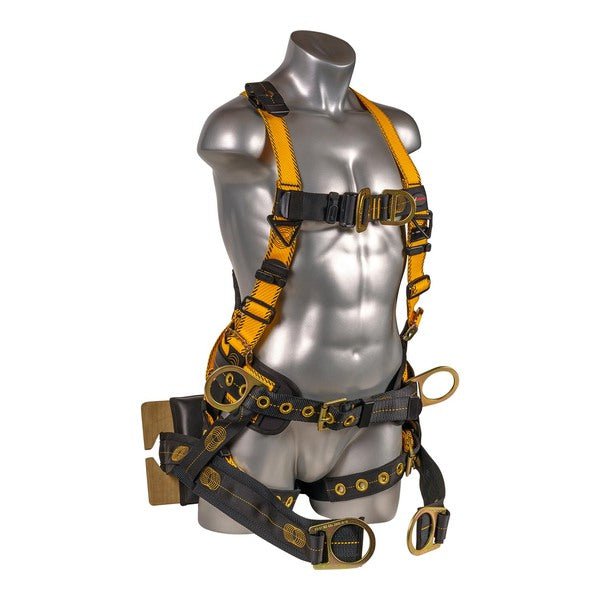 Kapture 5 Point Element Full Body Harness - Oil & Gas Derrick Series - 7 D-Rings - Tongue Buckle Legs - Shoulder Pads & Waist Belt - Bosun Chair - All Sizes image 6