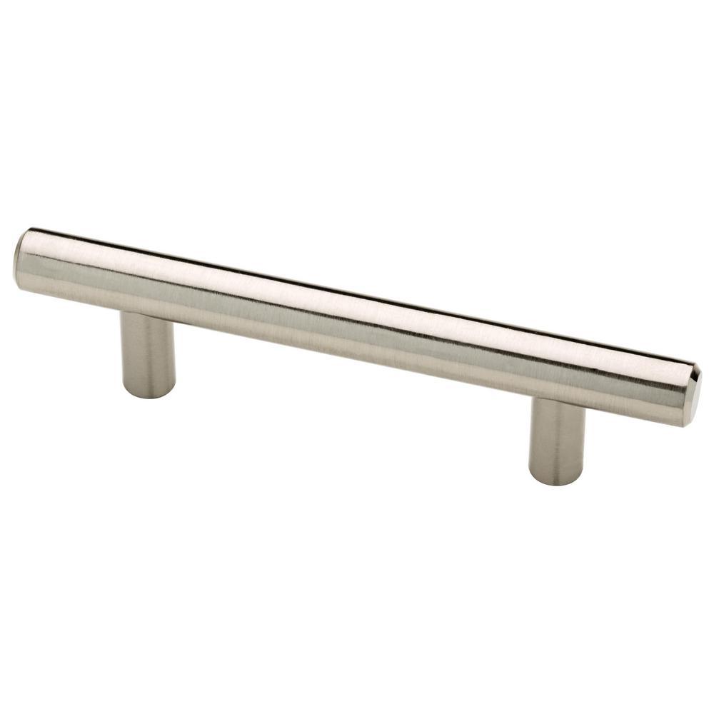 3 in. (76 mm) Flat Black Bar Drawer Pull (6-Pack) - Super Arbor