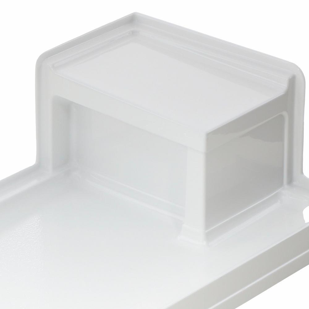 Tresham 60 in. x 36 in. Single Threshold Left-Hand Drain Shower Base with Integral Right-Hand Seat in White - Super Arbor