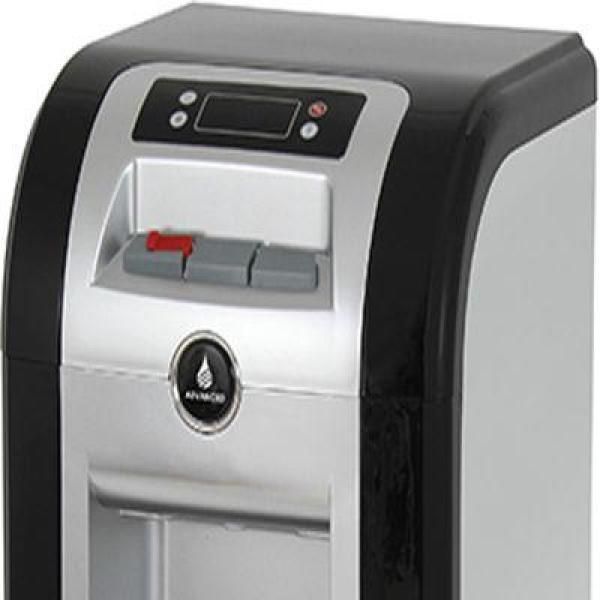 3-5 Gal. ENERGY STAR Hot/Room/Cold Temperature Bottom Load Water Cooler Dispenser with Kettle Feature in Black/Platinum