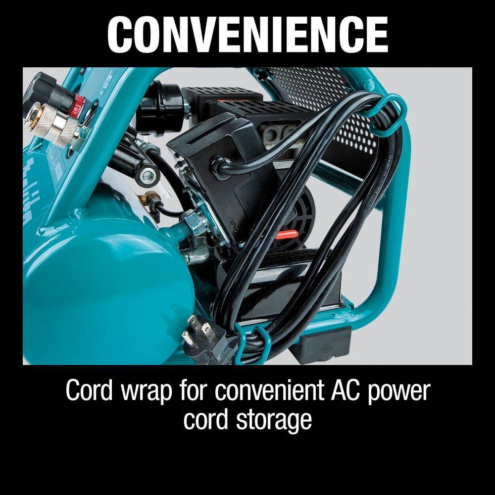 Quiet Series 2 Gal. 1 HP Oil-Free Electric Air Compressor - Super Arbor