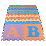 TrafficMASTER Multi-Color 12 in. x 12 in. x 0.43 in. ABC Playroom Floor (26-Pack)