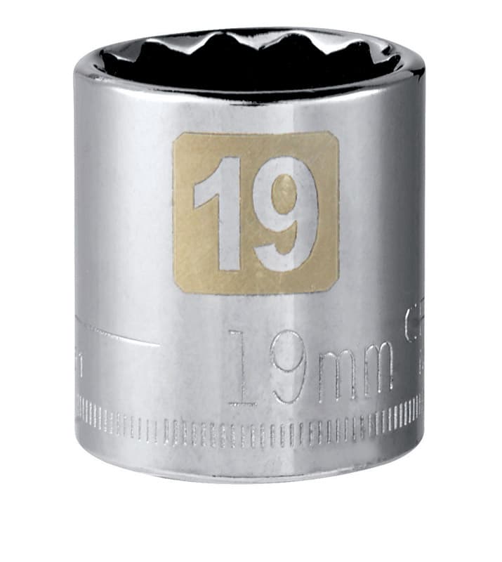 Craftsman 19 mm Metric 12 Point Standard Socket, 3/8 in. Drive