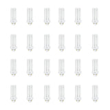 18W Equiv PL CFLNI Triple Tube 4-Pin Plug-in GX24Q-2 Base Compact Fluorescent CFL Light Bulb, Soft White 2700K (6-Pack) - Super Arbor