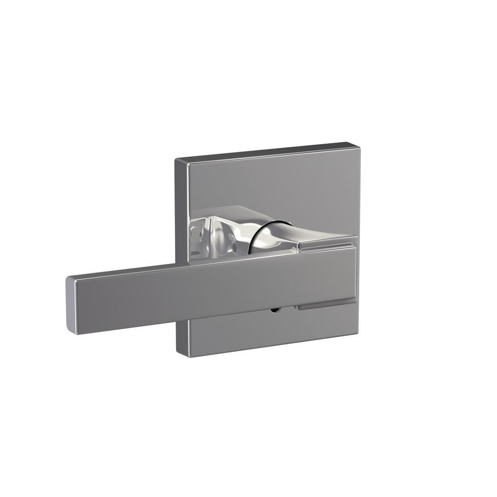 Custom Northbrook Matte Black Collins Trim Combined Interior Door Lever - Super Arbor