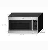 GE 1.9 cu. ft. Over the Range Microwave in Stainless Steel with Sensor Cooking