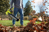 RYOBI 40V Jet Fan Leaf Blower Kit, 110 MPH, 525 CFM with Lawn & Leaf Bag, 4.0 Ah Battery and Charger