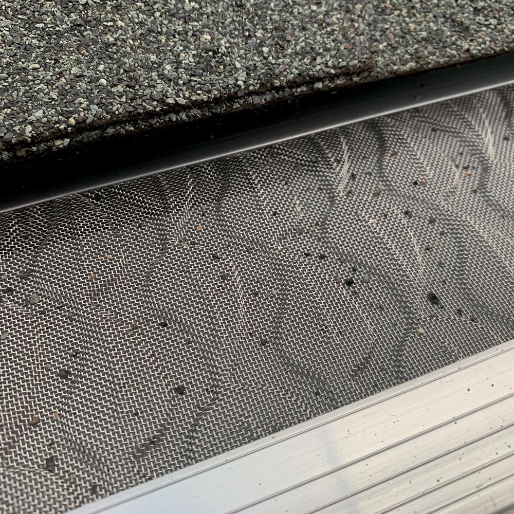 3 ft. L x 6 in. W No Drilling Snap & Lock Aluminum Gutter Guard with Stainless Steel Micro Mesh (25-Piece Equals 75 ft.)