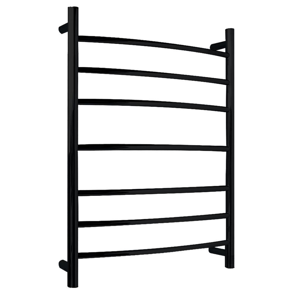 Gown 7-Bar Electric Towel Warmer in Polished Chrome - Super Arbor