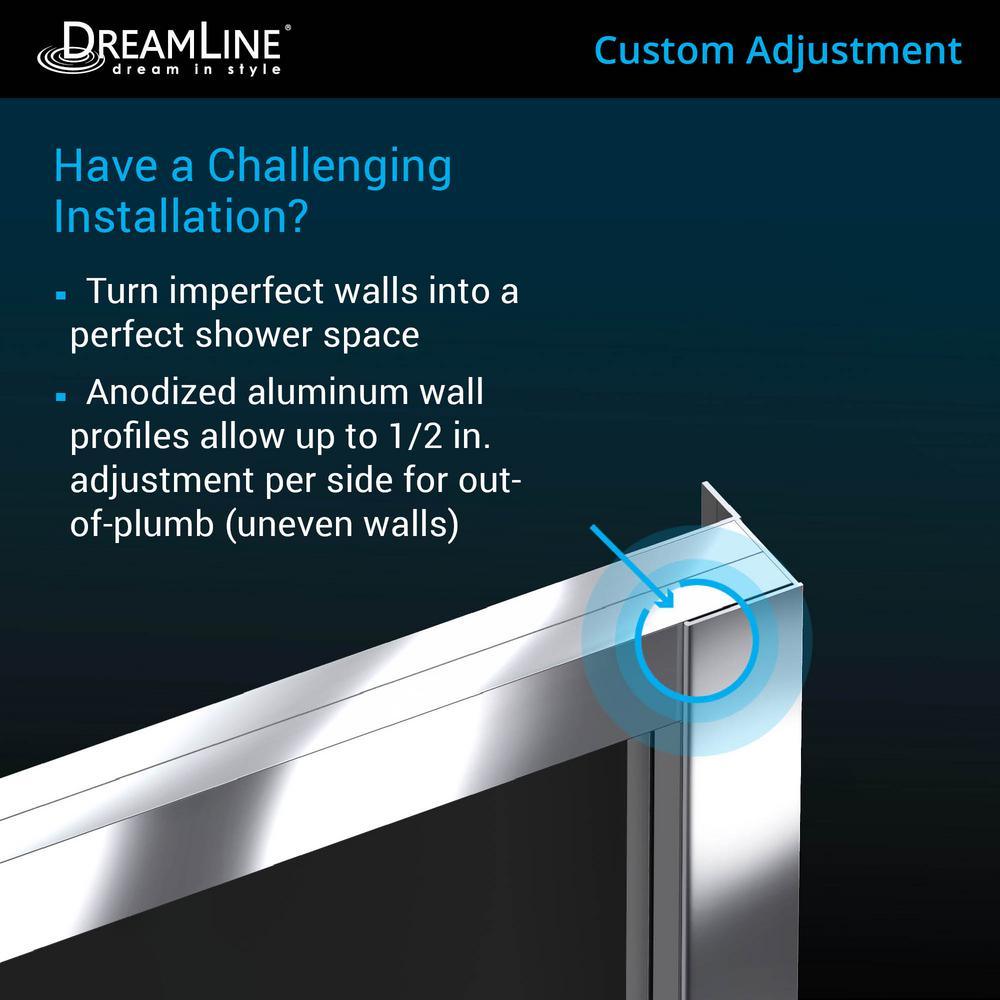 Cornerview 36 in. D x 36 in. W Framed Sliding Shower Kit in Satin Black with Shower Base in White, Corner Drain - Super Arbor