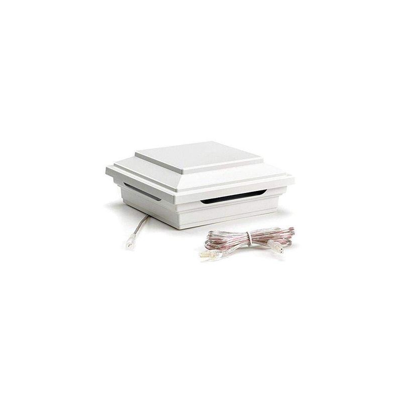 Trex Flat Post Cap Light White