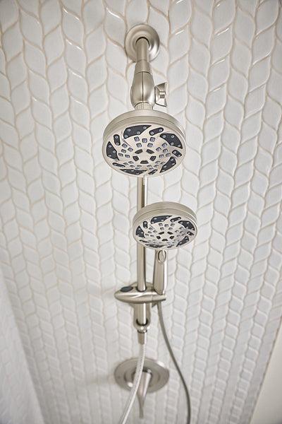 Moen Renewal Spot Resist Brushed Nickel 5-Spray Dual Shower Head, 1.75 GPM (6.6 LPM)