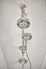 Moen Renewal Spot Resist Brushed Nickel 5-Spray Dual Shower Head, 1.75 GPM (6.6 LPM)