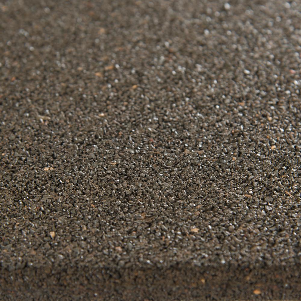 Reversible 16 in. x 16 in. x 0.75 in. Earth Brick Face/Flat Profile Rubber Paver - Super Arbor