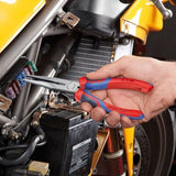 KNIPEX Comfort Grip 8-in Long Nose Pliers with Wire Cutter