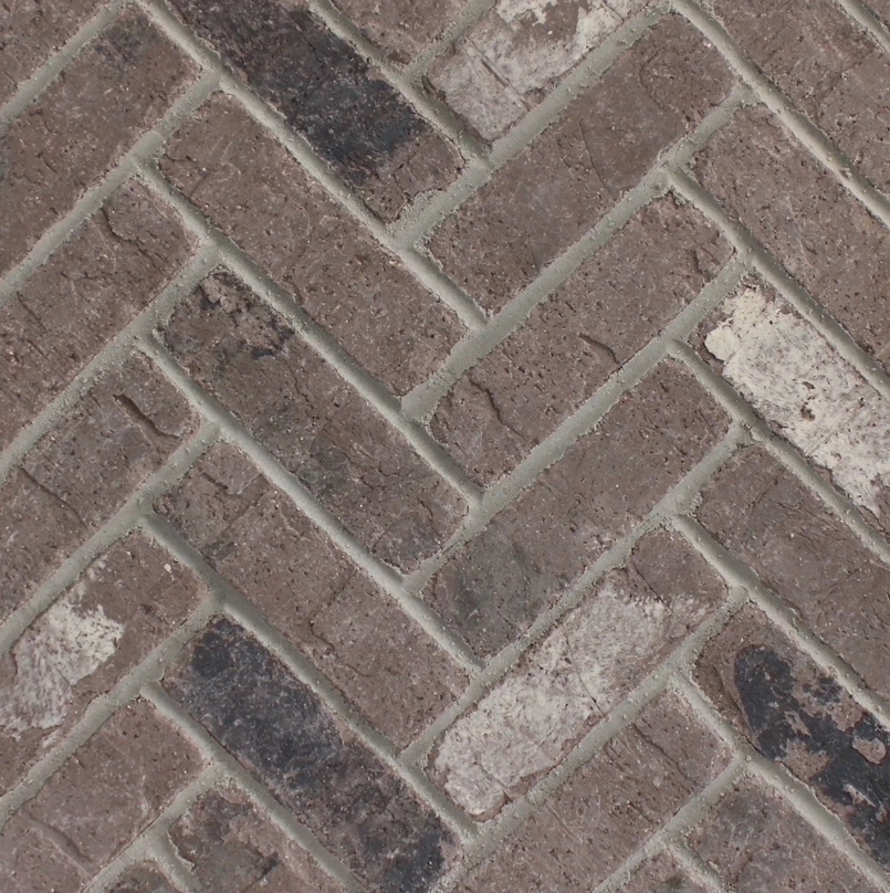 Monument Thin Brick Herringbone Panel