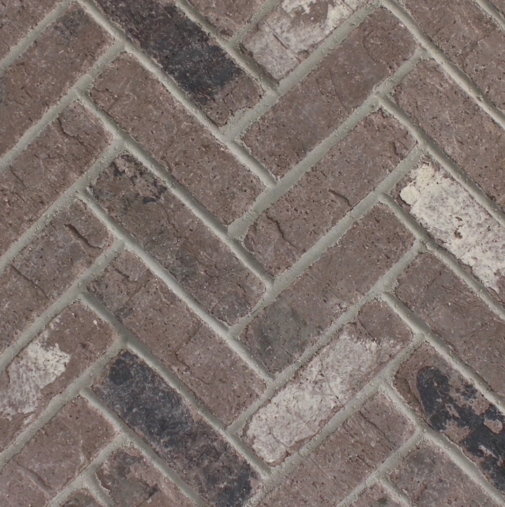 Monument Thin Brick Herringbone Panel