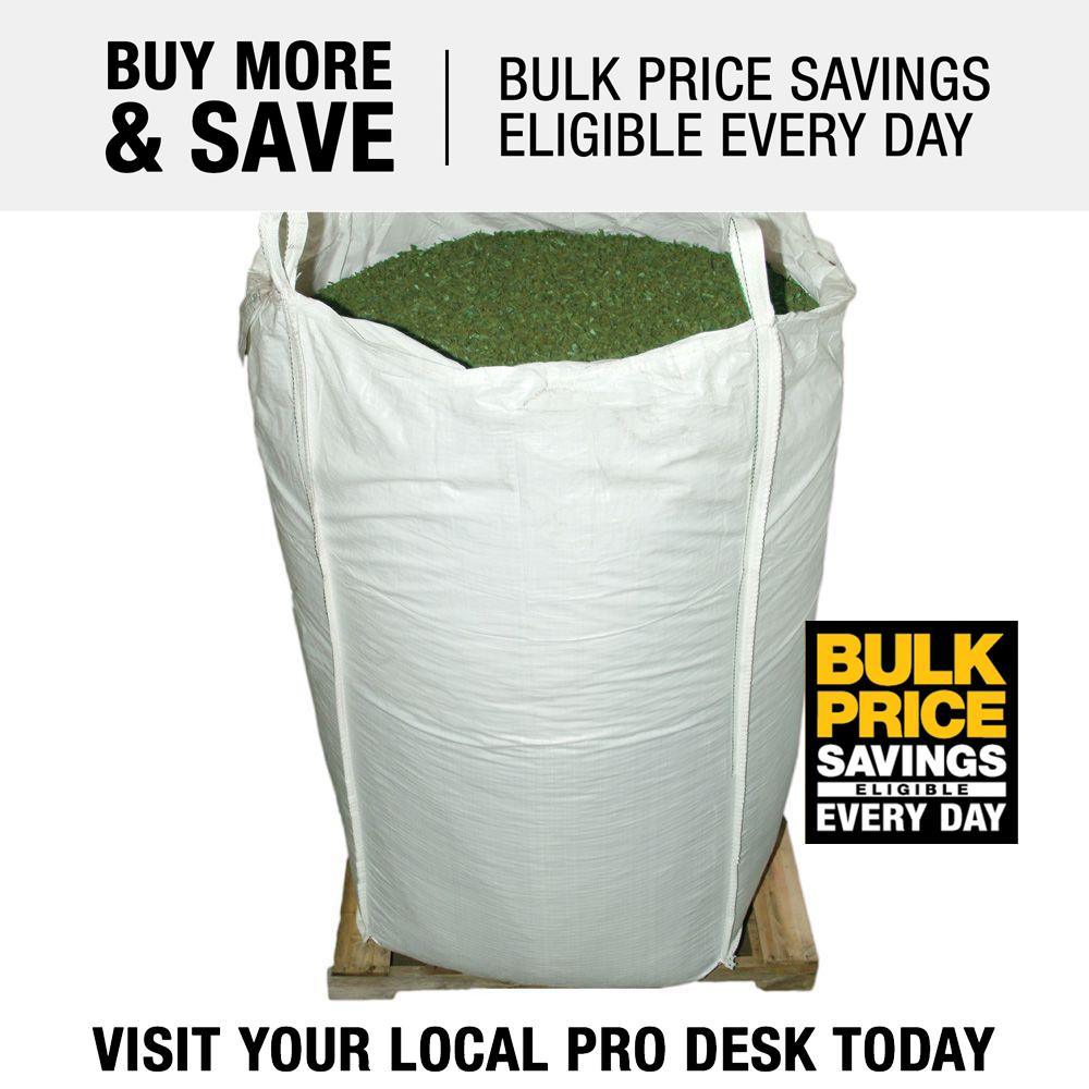 38.5 cu. ft. Green Rubber Mulch - Super Arbor