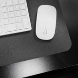 20 in. x 36 in. Black Vinyl Rectangular Desk Pad - Super Arbor