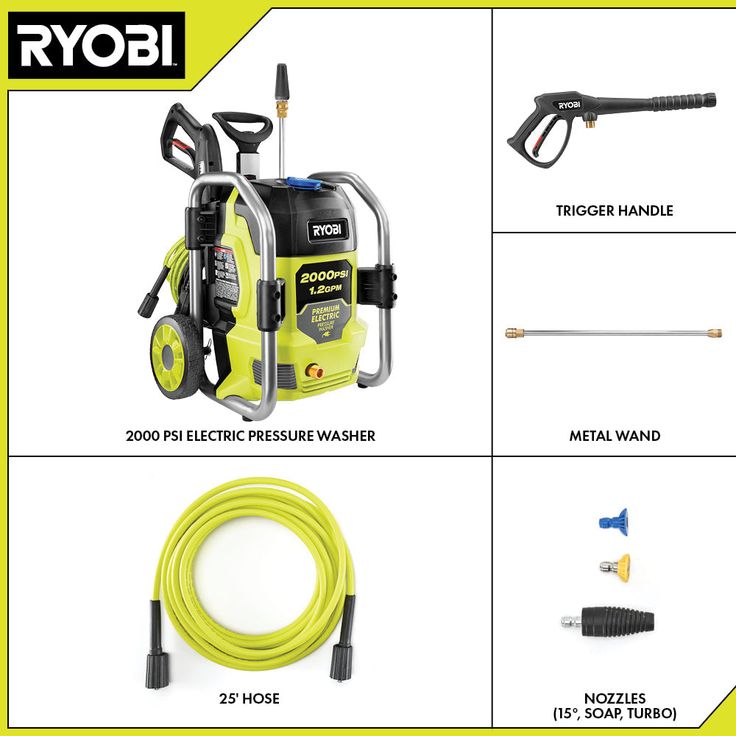RYOBI Reconditioned 2,000 PSI 1.2 GPM Electric Pressure Washer