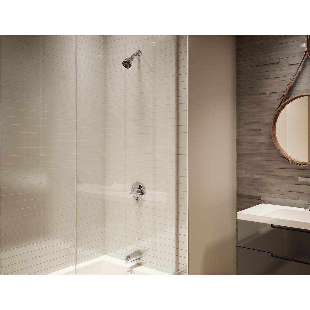 Origins Single-Handle 1-Spray Tub and Shower Faucet with VersaFlex Integral Diverter in Chrome (Valve Included) - Super Arbor