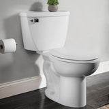 Cadet 2-Piece 1.6 GPF Tall Height Pressure-Assisted Elongated Toilet in White, Seat Not Included - Super Arbor