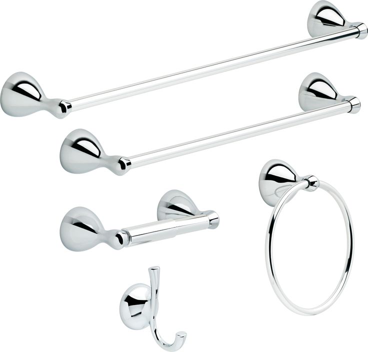 Delta Foundations Polished Chrome Wall Mount Towel Ring