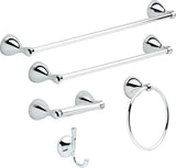 Delta Foundations Polished Chrome Wall Mount Towel Ring