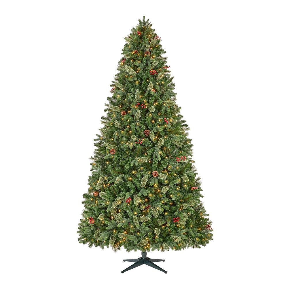 9 ft Westwood Fir LED Pre-Lit Artificial Christmas Tree with 800 Warm White Micro Fairy Lights - Super Arbor