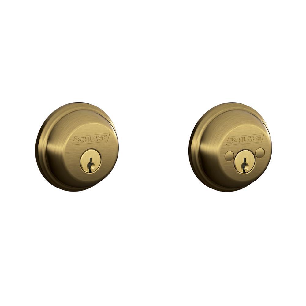 Satin Nickel Double Cylinder Deadbolt - Super Arbor