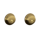 Satin Nickel Double Cylinder Deadbolt - Super Arbor