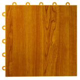 Greatmats Max Tile 12 in. x 12 in. x 5/8 in. Maple Plank Vinyl Interlocking Raised Modular Floor Tile (Case of 26)