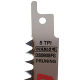 9 in. 5 TPI Fleam Ground-Pruning Reciprocating Saw Blade (5-Pack) - Super Arbor