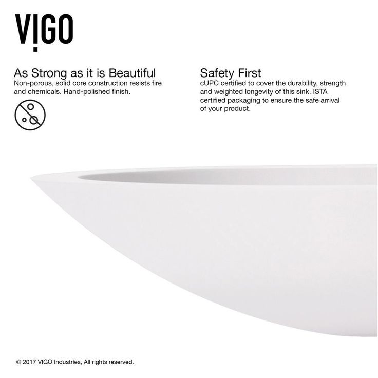 VIGO Wisteria Handmade Matte Stone Oval Vessel Bathroom Sink in Matte White