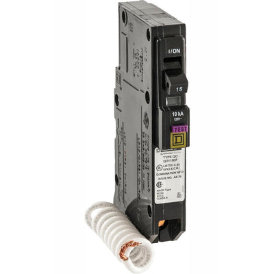 QO 15 Amp Single-Pole Dual Function (CAFCI and GFCI) Circuit Breaker - Super Arbor