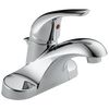 New Lower Price; Delta Foundations Chrome 1-Handle 4-in Centerset WaterSense Bathroom Sink Faucet with Drain