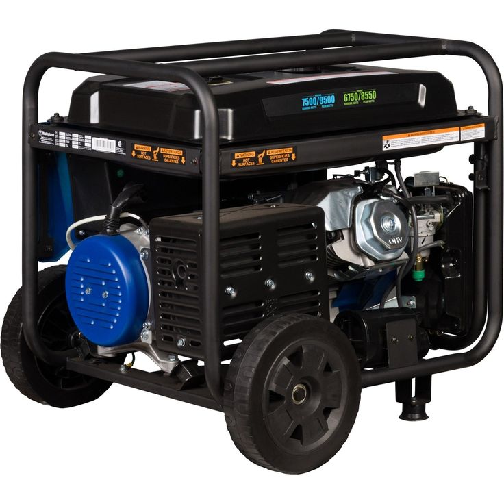 Westinghouse WGen7500DF Dual Fuel Portable Generator - 7500 Rated Watts & 9500 Peak Watts - Gas or Propane Powered - CARB Compliant
