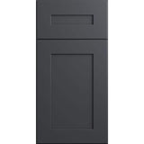 Home Decorators Collection Newport 24 in. W x 12 in. D x 30 in. H Assembled Plywood Wall Kitchen Cabinet in Deep Onyx with Soft Close