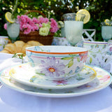 Charlotte 16-Piece Floral Multicolor Stoneware Dinnerware Set (Service for 4)