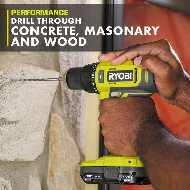 18-Volt ONE+ Cordless 1/2 in. Hammer Drill/Driver with Handle with 2.0 Ah Battery and Charger Kit