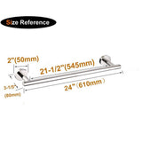 24 in. Wall Mount Towel Bar in Stainless Steel Polished Chrome - Super Arbor