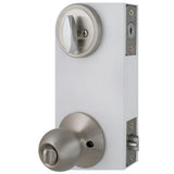 Saturn Stainless Steel Entry Knob and Single Cylinder Deadbolt Combo Pack - Super Arbor
