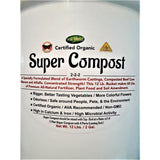 Soil Blend Super Compost 12 lbs. Concentrated 12 lbs. makes 60 lbs. Organic Planting Mix, Plant Food and Soil Amendment - Super Arbor